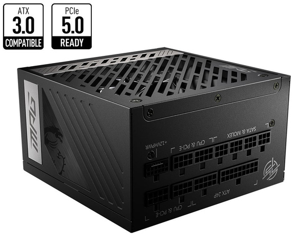 MSI Блок питания компьютера MSIMPGA850G, 850 Вт - купить с доставкой по ...