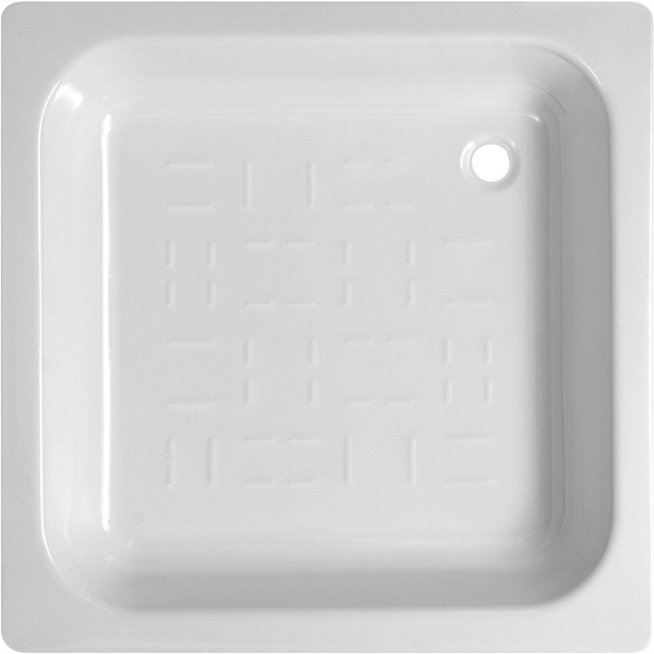 Поддон для душа Koller Pool 90x90 см, стальной, квадратный, низкий, с ...