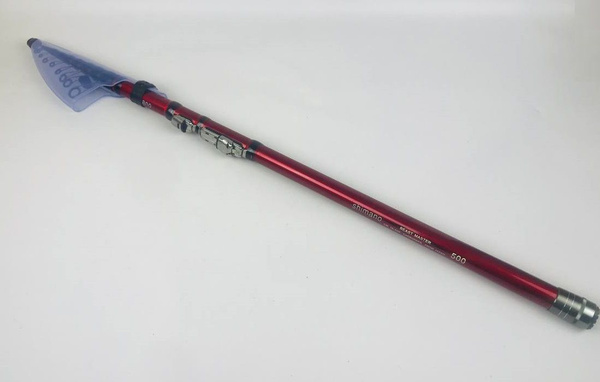 Удилище телескопическое с кольцами__красный, от 10 гр купить по ...