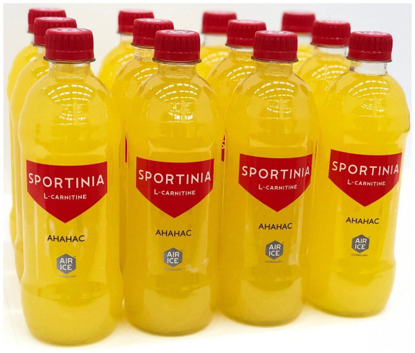 Вкусный негазированный напиток Sportinia L-carnitine жиросжигатель ...