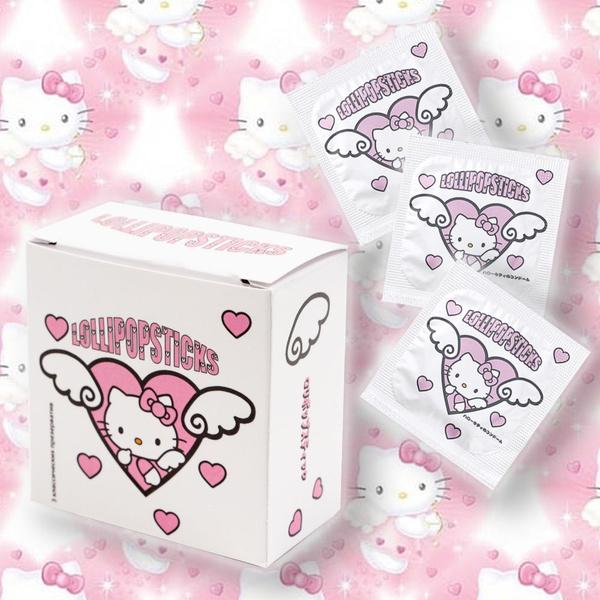 Презервативы аниме Hello Kitty/Хеллоу Китти Lollipopsticks классические ...