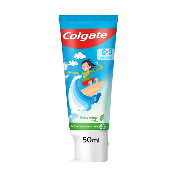 Детская зубная паста Colgate для детей 6-9 лет 50 мл (из Финляндии ...