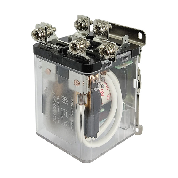 Купить Реле электромагнитное JQX-80F/2Z 220Vac с двумя перекидными ...