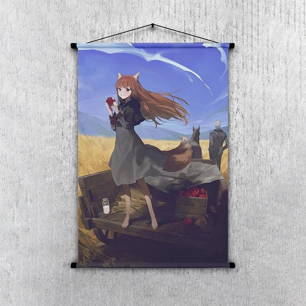 Гобелен по аниме Волчица и пряности - Хола 30*20 см, арт. 20_Gb0485 ...