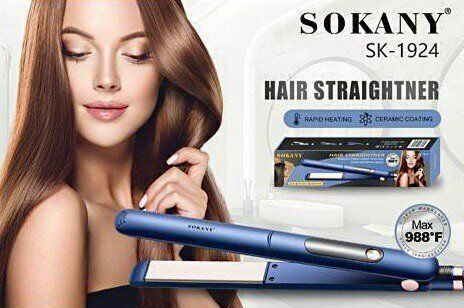 SOKANY Выпрямитель для волос SK-1924 ,синий - купить с доставкой по ...