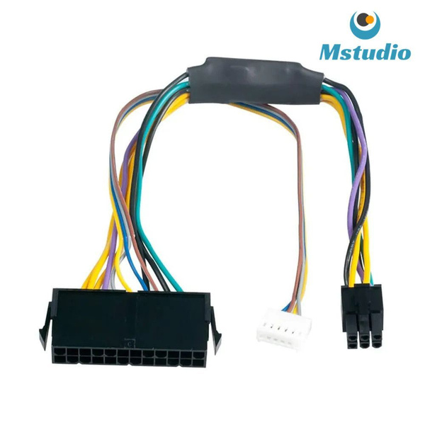 ATX 24-Pin Female to 6-Pin Male 6 Pin PCI-E PSU Адаптер питания, Блок ...