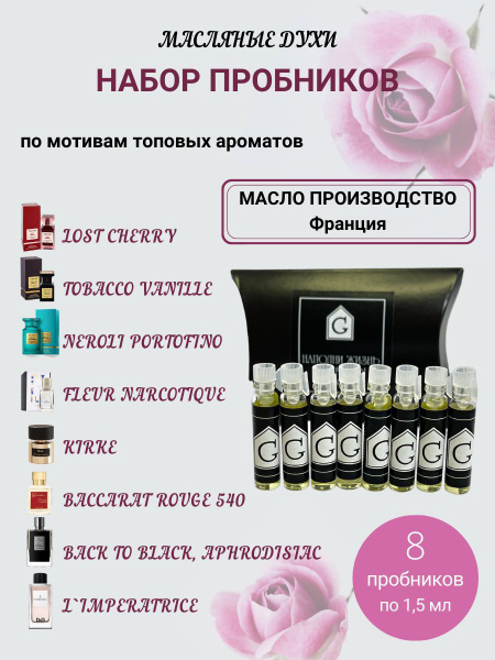 Парфюмерный набор, духи масляные, парфюм для женщин, для мужчин ...