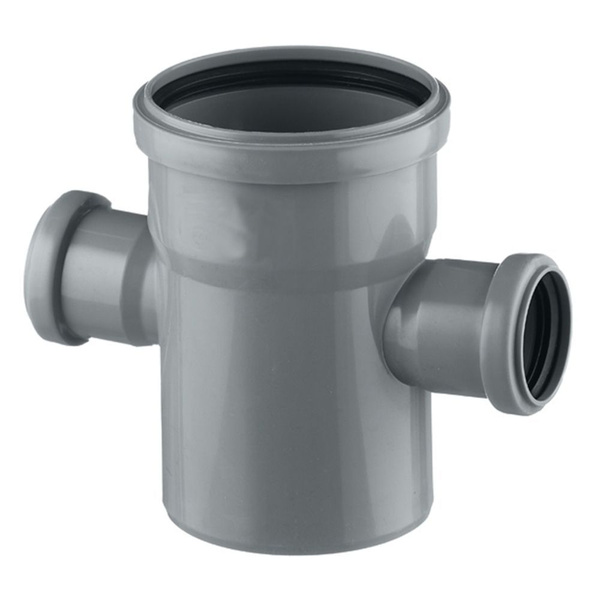 Крестовина канализационная переходная DN 110х50х50, 90 градусов ...