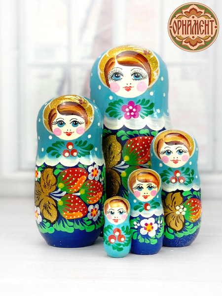 Матрешка деревянная традиционная развивающая игрушка детская 5 мест ...