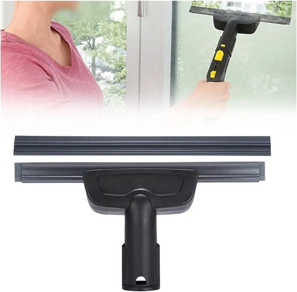 Специальный скребок с черной насадкой для паровой чистки зеркал ...