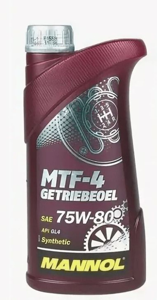 Масло Mannol трансмиссионное 75W80 MTF4 синтетическое 1 литр - купить ...