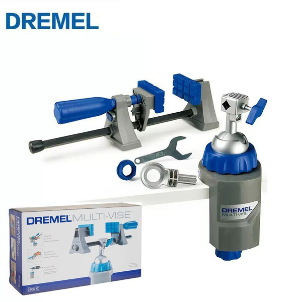 Переносные тиски Dremel 2500-01 Съемные губки Поворотный держатель ...