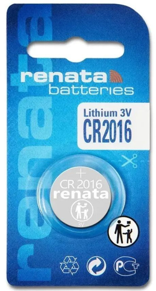 Батарейка Renata CR2016 BL1 Lithium 3V купить с доставкой по выгодным