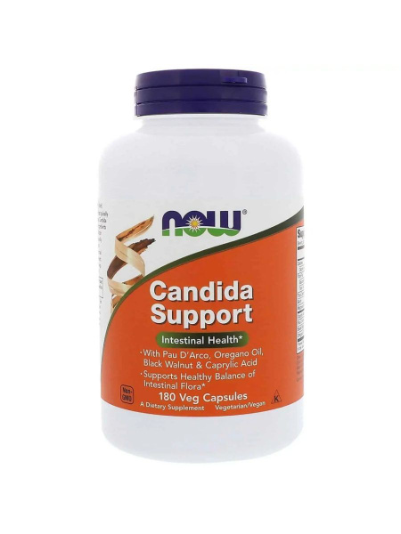 NOW Candida Support Кандида Саппорт - 180 капсул - купить с доставкой ...