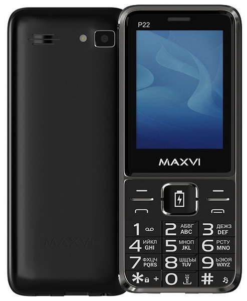 Телефон maxvi кнопочный как снять крышку Мобильный телефон Maxvi Maxvi P22, черный - купить по выгодной цене в интернет-м