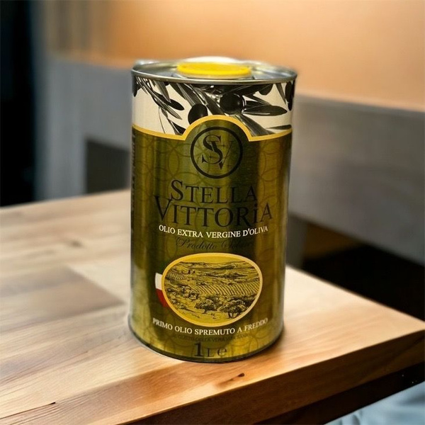 Масло оливковое Stella Vittoria Extra Virgin 1л/ Pista купить на OZON ...