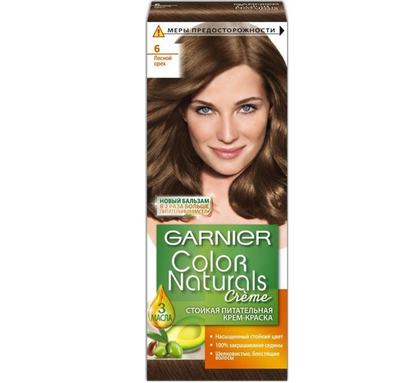 Крем-краска для волос Garnier Color Naturals 6 Лесной орех купить на ...