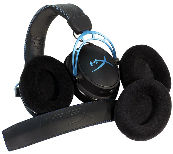 Амбушюры из велюра + оголовье для HyperX Cloud Alpha S - купить с ...