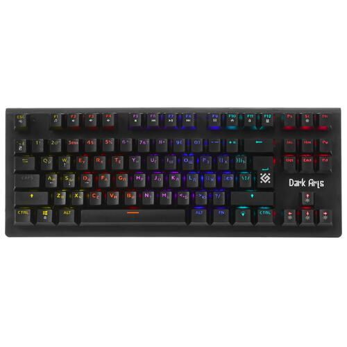 Механическая клавиатура Defender Dark Arts GK-375 RU,Rainbow, черный ...