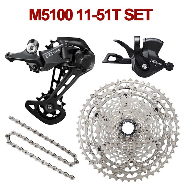 Shimano DEORE M5100 11-скоростной групсет 11-51T кассетный ...