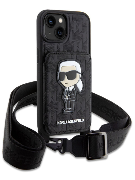 Чехол Karl Lagerfeld PU Crossbody cardslot на Apple iPhone 13 / для ...