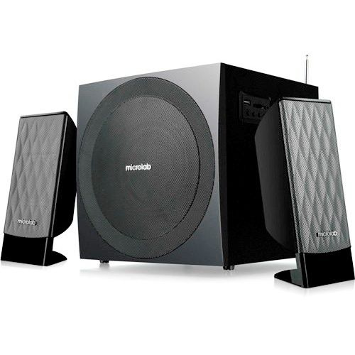 Компьютерная акустика с сабвуфером Microlab M-300U black акустическая ...