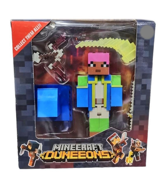 Фигурка Майнкрафт с оружием Minecraft Dungeons 10 см. - купить с ...