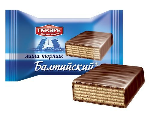 Мини тортик вафельный глазированный Балтийский 1кг - купить с доставкой ...