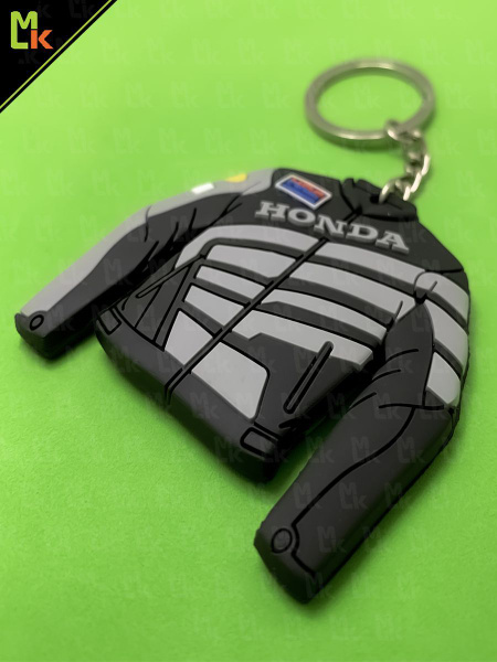 Брелок для ключей мотоцикла Куртка HONDA серый - купить с доставкой по ...