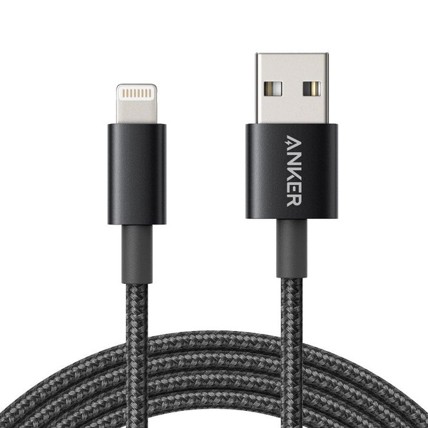 Кабель USB 2.0, Apple Lightning Anker A8152 USB to Lightning Nylon ...