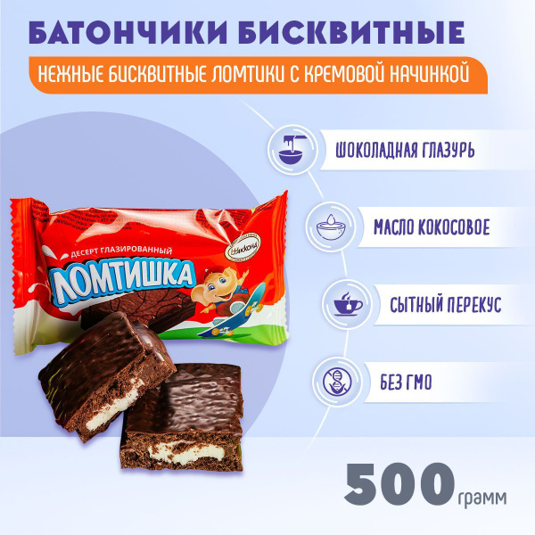 Конфеты Ломтишка десерт глазированный 500 грамм Акконд - купить с ...