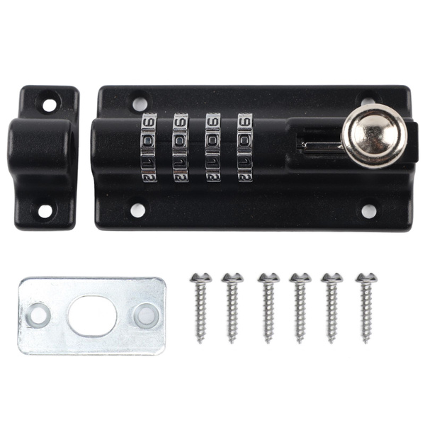 Комбинированный запирающий болт, кодовая защелка, 4-значный ...