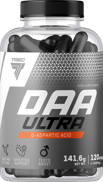 Натуральный тестобустер DAA Ultra 120 капсул Trec Nutrition средство ...