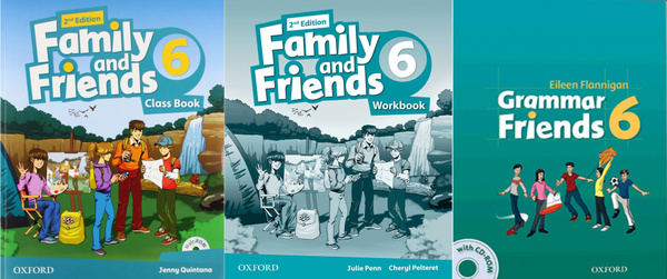ПОЛНЫЙ КОМПЛЕКТ Family and Friends 6 + учебник грамматики Grammar