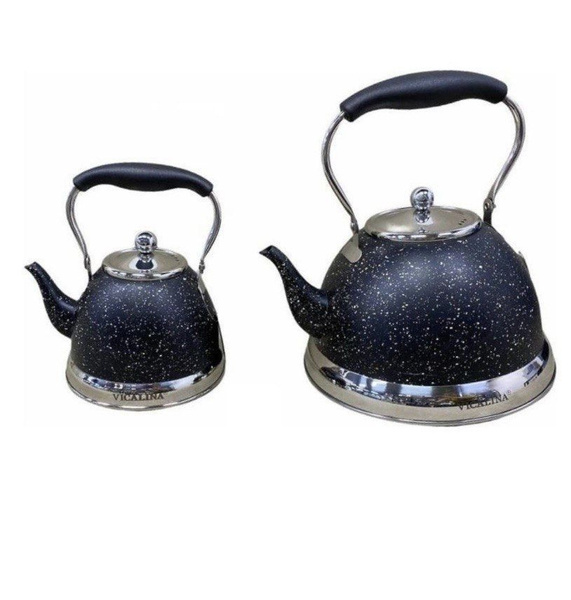 Vicalina Чайник Никелированный, 3 л - купить с доставкой по выгодным ...