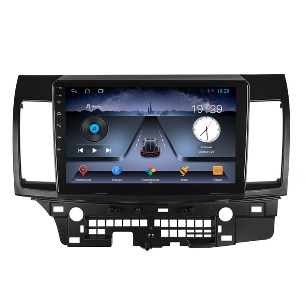 Магнитола Qled на Mitsubishi Lancer 10 2007-2018 Android 2/32GB2 DIN ...