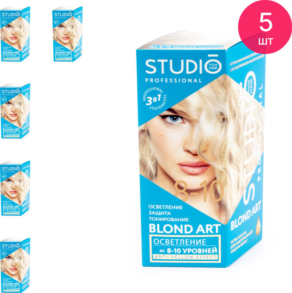 Studio Professional / Студио 3D Blond art Крем-краска для волос стойкая ...