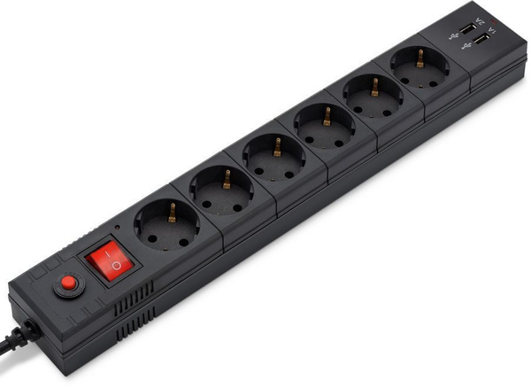 Сетевой фильтр Buro BU-SP3_USB_2A-B - купить по выгодной цене в ...