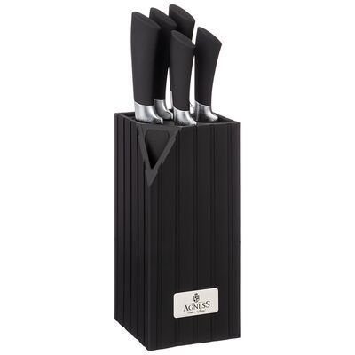 Набор кухонных ножей Agness, Нержавеющая сталь купить по низкой цене с ...