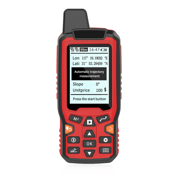 GPS Измерение площади местности Ручной USB-навигатор Расчет метра зоны ...