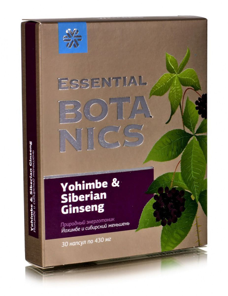 Йохимбе и Сибирский женьшень (Yohimbe & Siberian Ginseng). 30 кап по ...