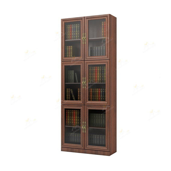 Шкаф книжный Mebelland24 Книжный шкаф Карлос - 24, 80x28.5x203 см ...