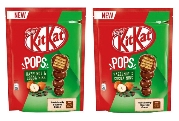 Вафельные шарики KitKat в шоколаде с лесным орехом и какао, 2 шт по ...