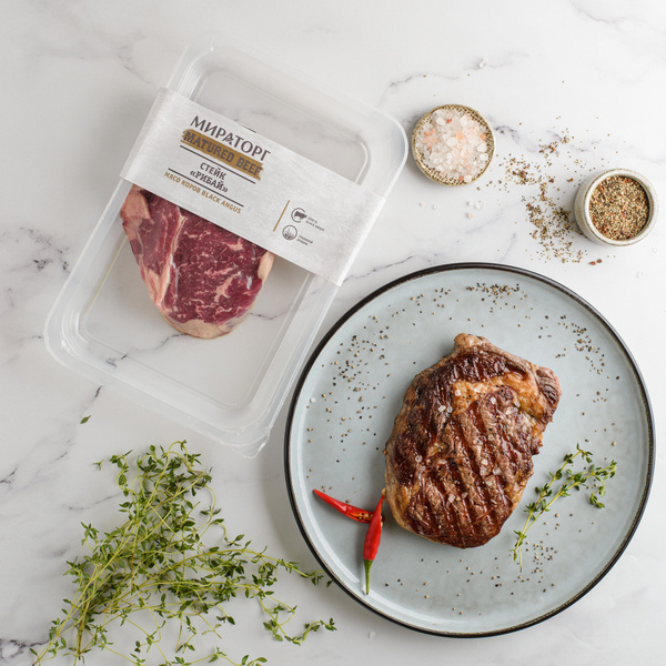Стейк Рибай из говядины Matured Beef Мираторг, охлажденный, 330 г ...