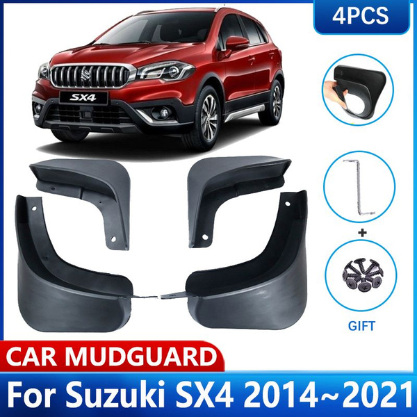 Auto Emblemen voor Suzuki SX4 S-Cross 2021 2022 2023,3D Logo Radiatorgrill Vervanging Sticker Hood Trunk Achterklep Embleem Zelfklevende Tuning Badge Autostyling Modificatie