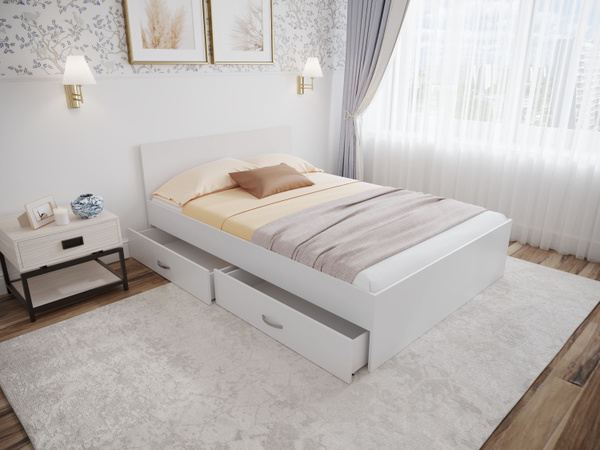 Ящик под кровать/ 2 выкатные ящики Camellia для кровати 180*90 для ...