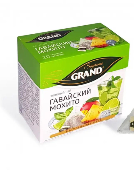 Чай Supreme Grand "Гавайский Мохито" с натуральной мятой - купить с ...
