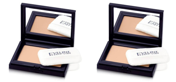 Eveline Cosmetics Пудра Бархатистая компактная №11, 2 шт - купить с ...