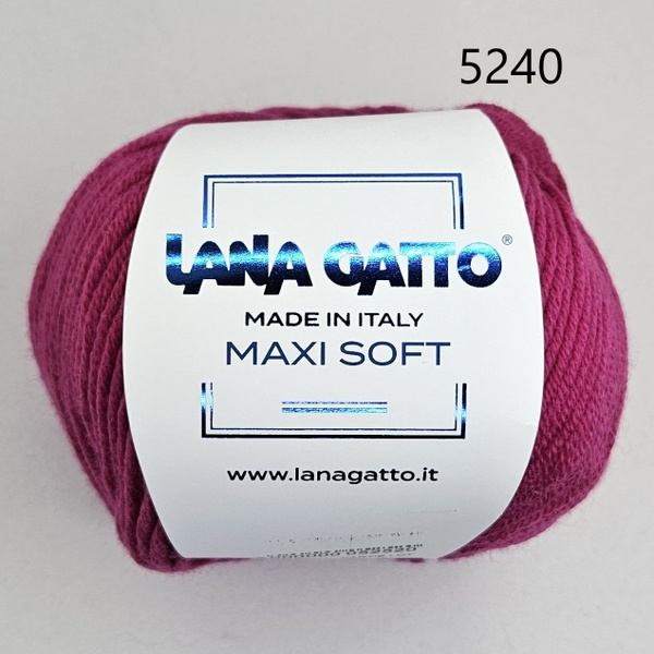 Пряжа Lana Gatto Maxi Soft (Лана Гатто - Макси Софт), цвет - 5240 ...