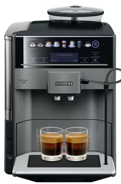 Автоматическая кофемашина Siemens EQ.6 plus s100 TE651209RW, черно ...